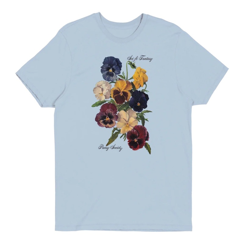 SCI-FI FANTASY – Pansy Society Tee Soft Blue S