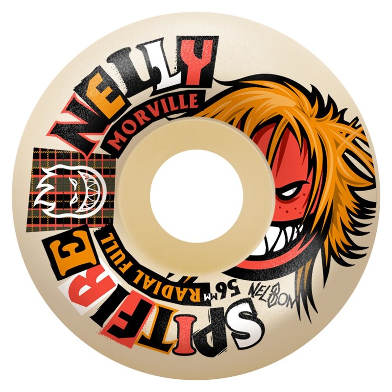 Spitfire F4 Nelly Morville Rough Cut 56mm 99a Skateboard Wheels