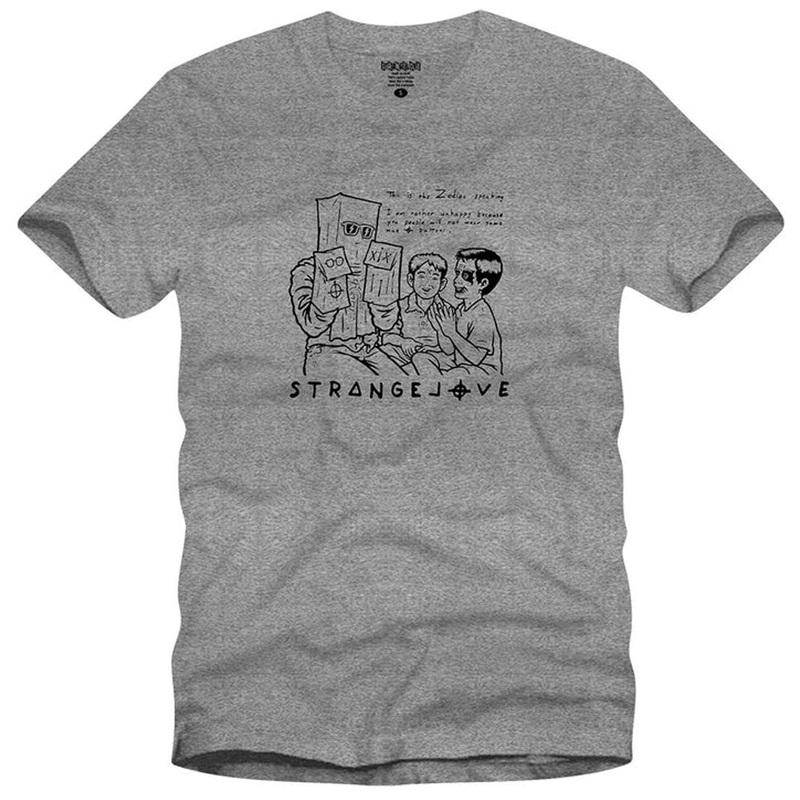 Strangelove Zodiac T Shirt Heather Grey Medium