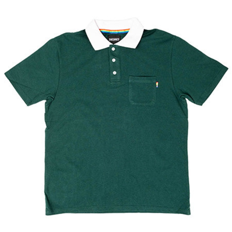 Theories Brandi Tennis Polo Shirt Forest Green Extra Large