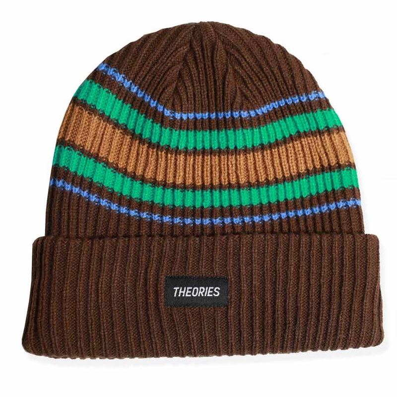 Theories Burst Stripe Beanie Alpine One size fits all