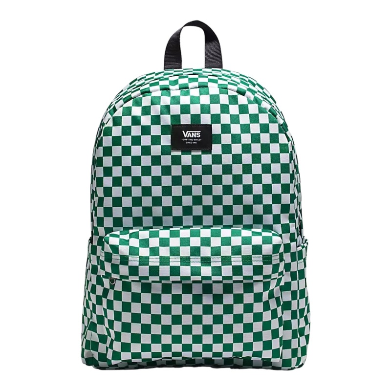 Vans Kids Old Skool Grom Check Backpack Verdant Green OS