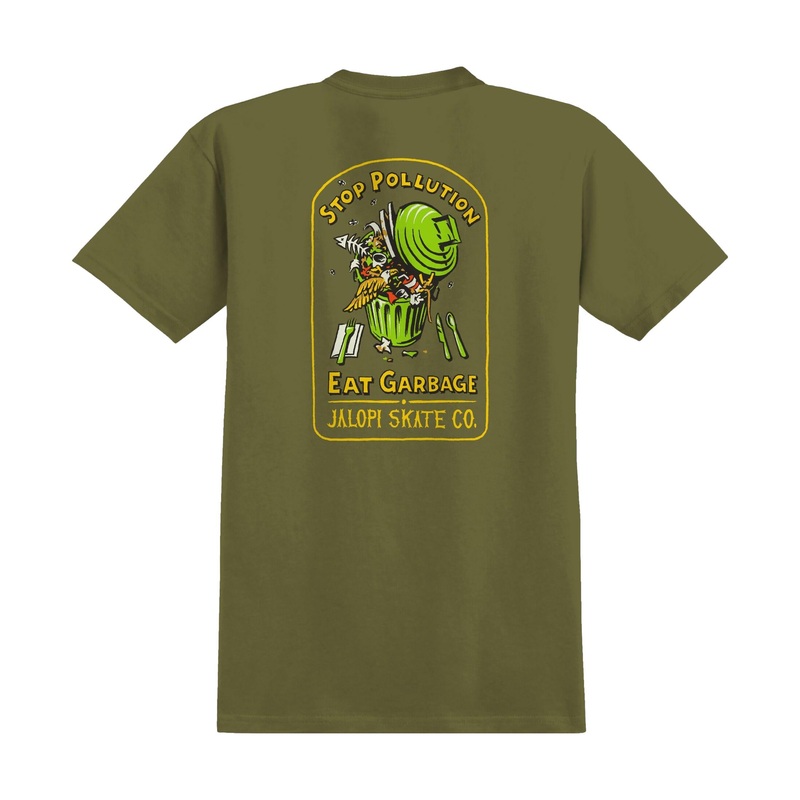 Anti Hero Stop Pollution Tee Heather Army M