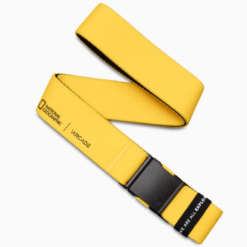 Arcade National Geographic Adventure Standard Stretch Belt Yellow