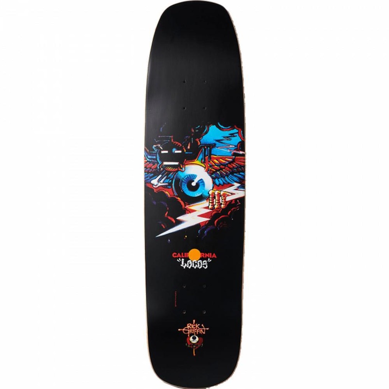 California Locos Rick Griffin Flying Eyeball 32″ Longboard Deck Deck