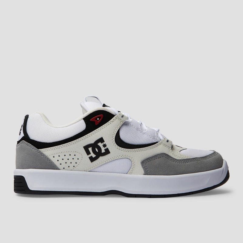 DC Kalynx Zero Skate Shoes Grey Black White UK7
