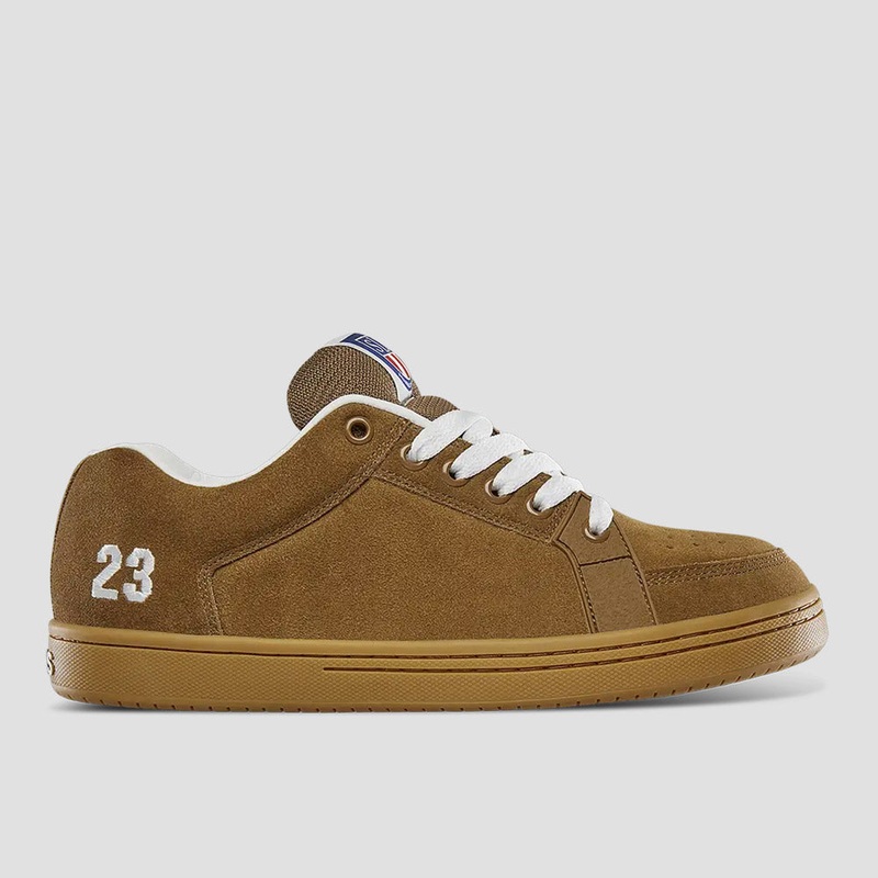 Etnies Sal 23 Skate Shoes Brown / Gum UK8