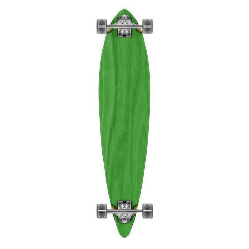 Green Pintail 40 inch Longboard Complete