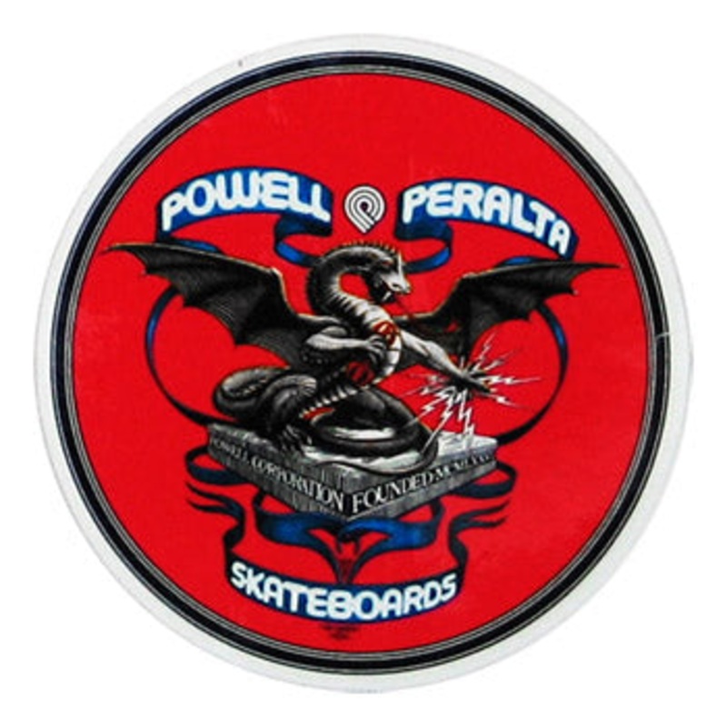 POWELL BANNER DRAGON 4″ STICKER