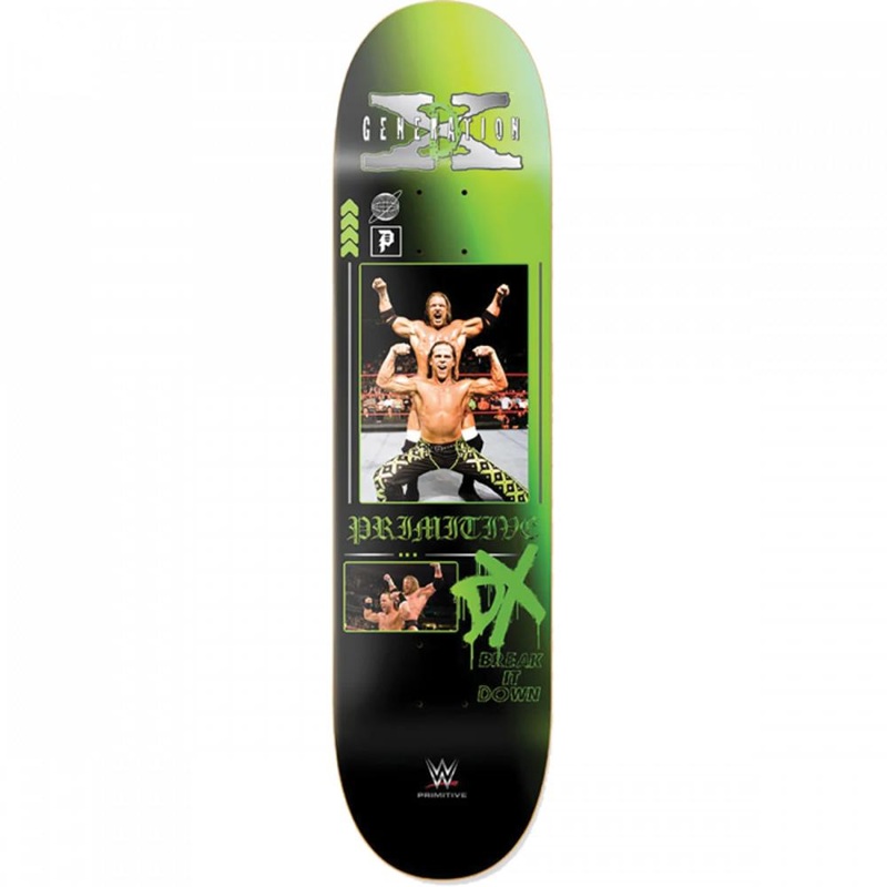 Primitive WWE DX Team 8.0″ Black Skateboard Deck