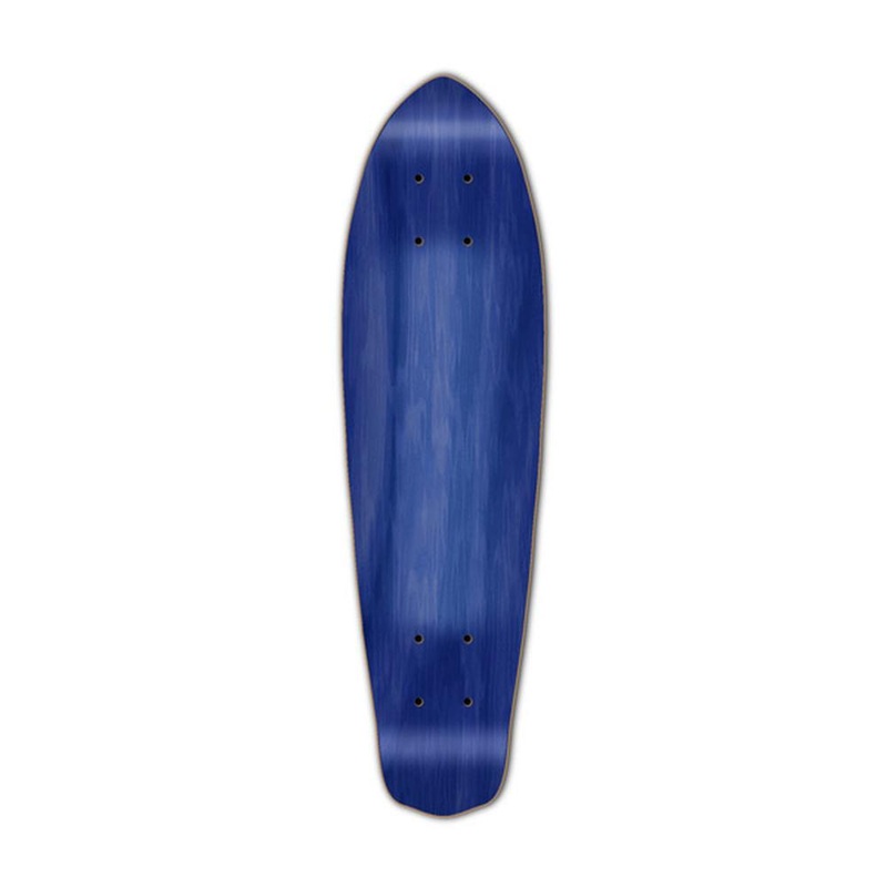 Punked Micro Cruiser Blank  Deck – Stained Blue Deck