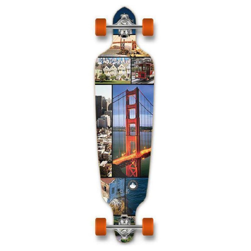 Punked San Francisco Drop Through 40″ Longboard Complete