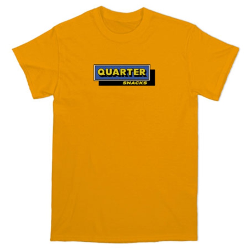Quartersnacks Cafe T Shirt Orange Medium