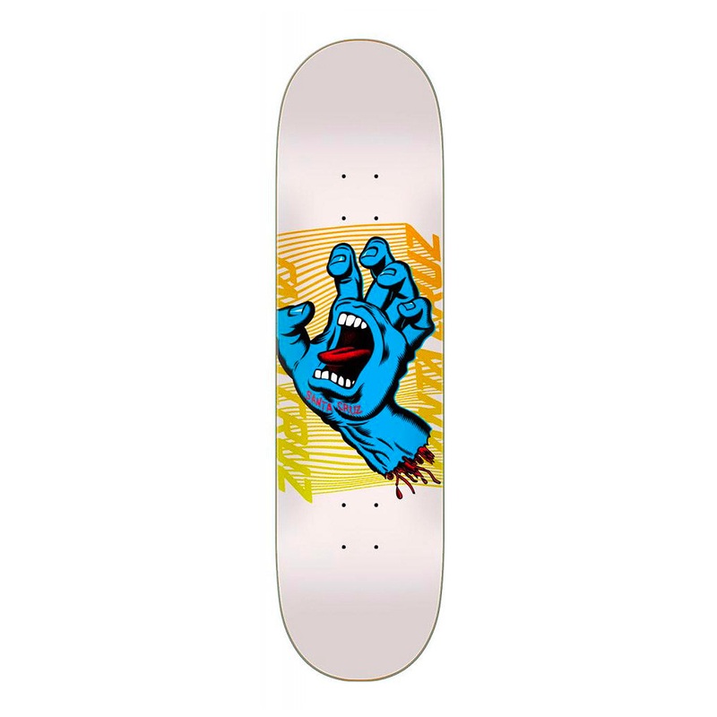 Santa Cruz – 8.25″ – Split Hand Birch Deck – White