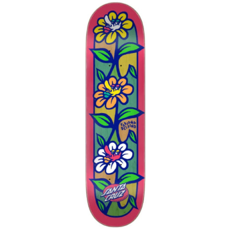 Santa Cruz Fabiana Delfino Flower Crew VX Skateboard Deck 8.25″ 8.25″