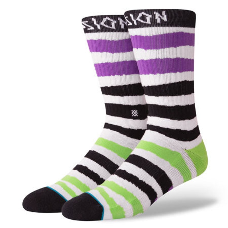 Stance Lizard King Passion Socks Purple Large