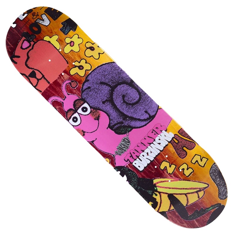 WKND Skateboards Tanner Burzinski Slime Deck Multicolor 8.25 x 32.25 WB:14.25