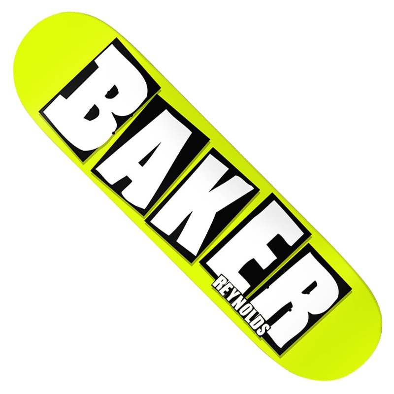 Baker Andrew Reynolds Brand Name Neon B2 Deck Yellow 8.3 x 32.25 WB:14.5