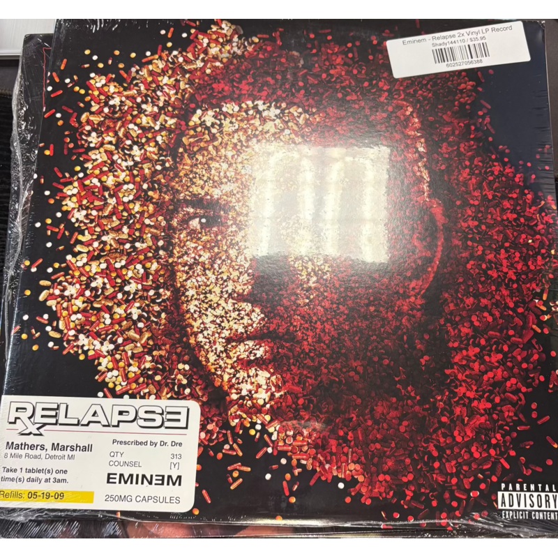 Eminem – Relapse 2x Vinyl LP Record