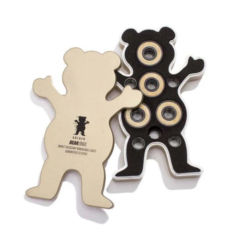 Grizzly Grip Tape Golden-Bear-Ings Skateboard Bearings OS