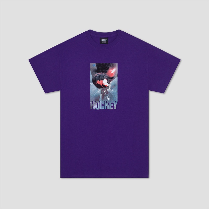 Hockey Carl T-Shirt Purple Small