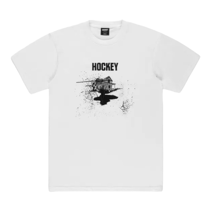 HOCKEY SPILT MILK T-SHIRT (WHITE) S