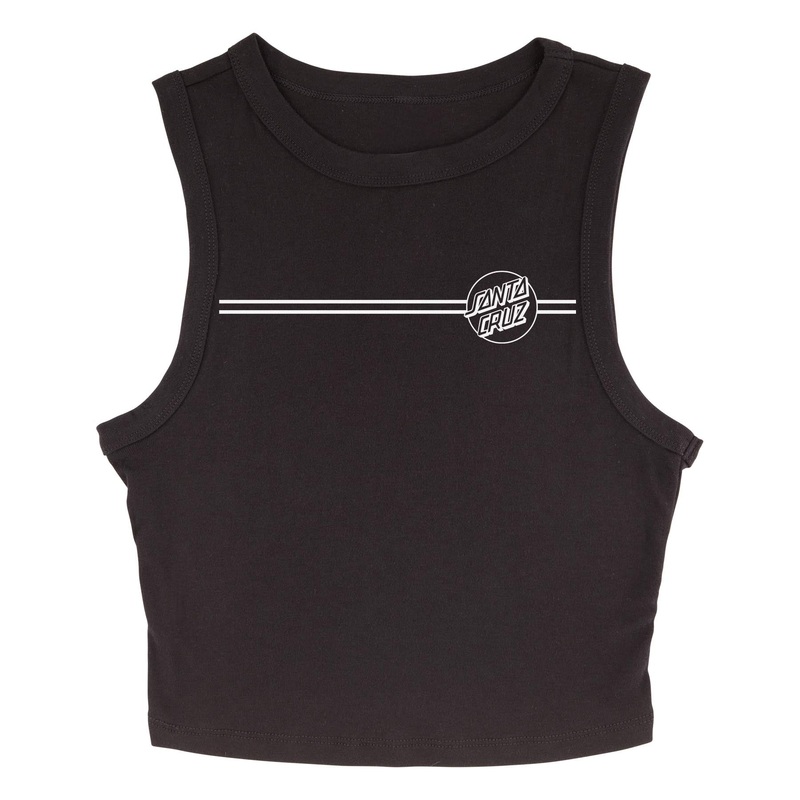 Opus Stripes Womens Santa Cruz Tank Solid Black XS