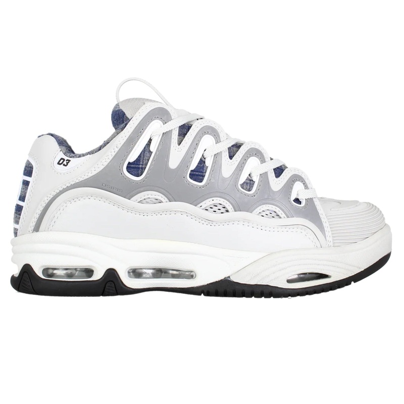 Osiris D3 2001 Grey White Flannel 9