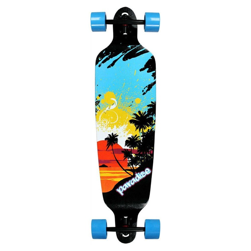 Paradise Sun Splash Double Drop 41″ Longboard Complete