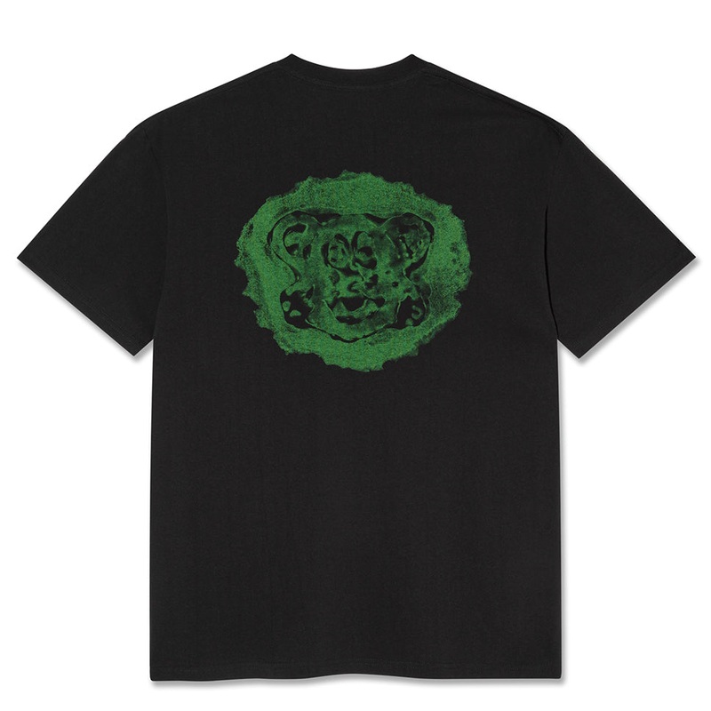 Polar Skateboards Bear T Shirt Black Medium