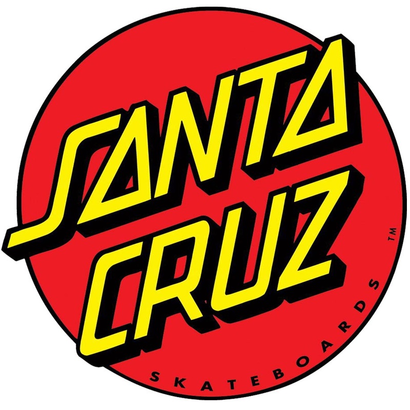 Santa Cruz Skateboards Red Dot Logo Sticker 1″
