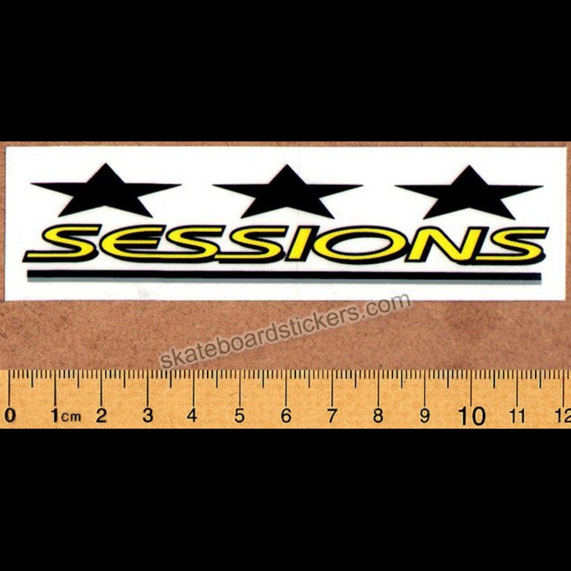 Sessions Old Skateboard / Snowboard Sticker