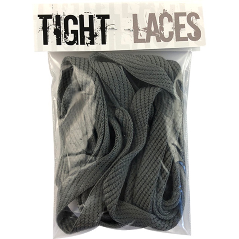 TIGHT LACES FLAT 45″ DARK GREY