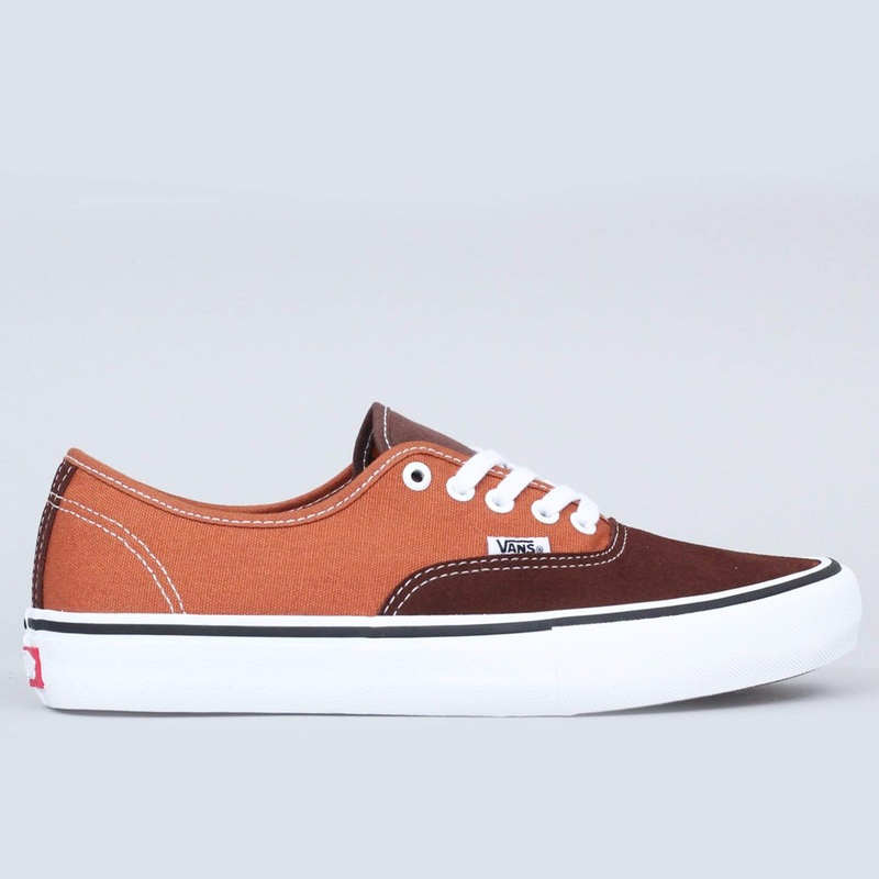 Vans Authentic Pro Shoes Potting Soil / Leather Brown UK9.5