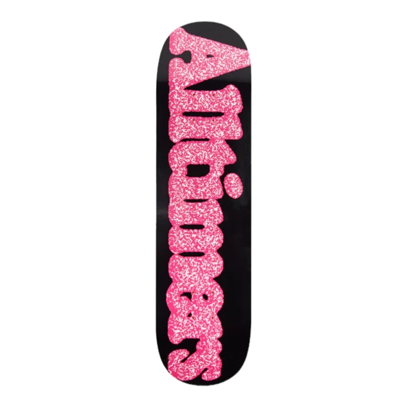 ALLTIMERS BROADWAY STONED BOARD BLACK/PINK DECK 8.25 8.25