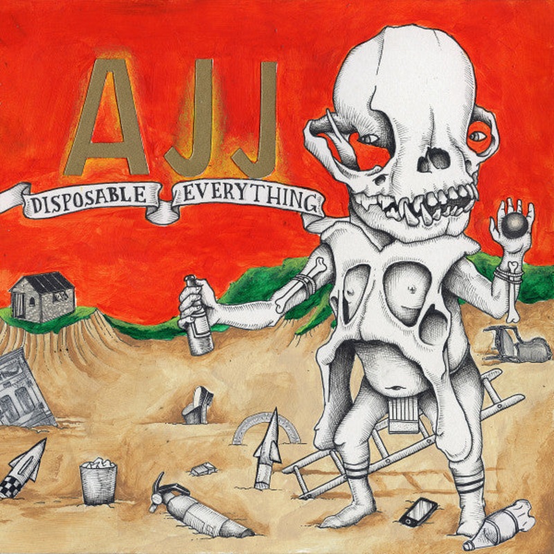 Andrew Jackson Jihad / AJJ  Disposable Everything Green Color Vinyl LP Record