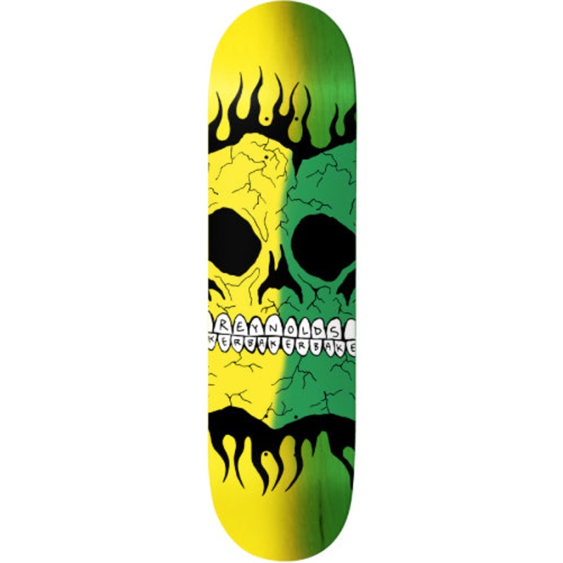 Baker Reynolds Rasta Skull Deck 8.38″ 8.38″
