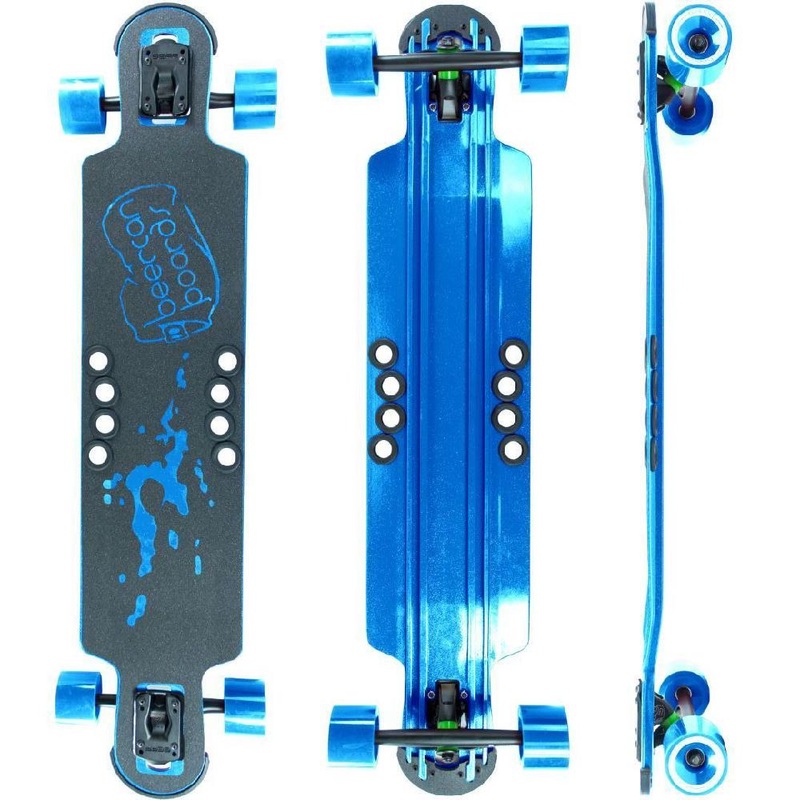 Beercan Blue 38″ Hoke Drop Through Longboard Complete