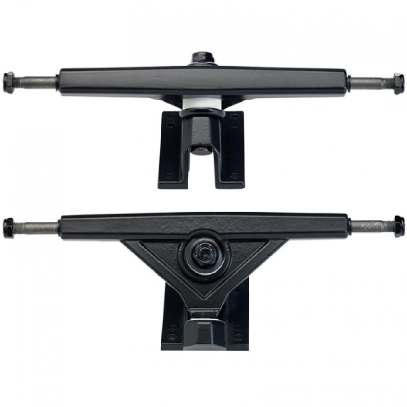 Black Radeckal Standard Reverse King Pin Longboard Trucks – set of 2 150mm