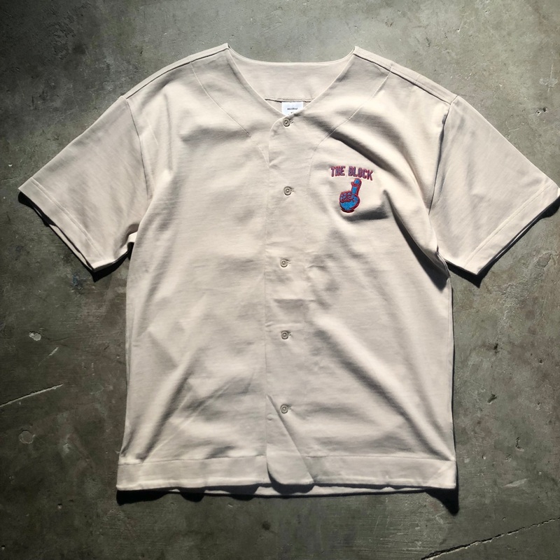 Block – Home Plate Henley Jersey – Natural Small