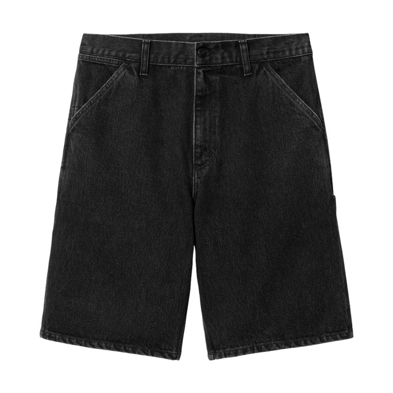 Carhartt WIP Single Knee Denim Short Black Stone Washed 28