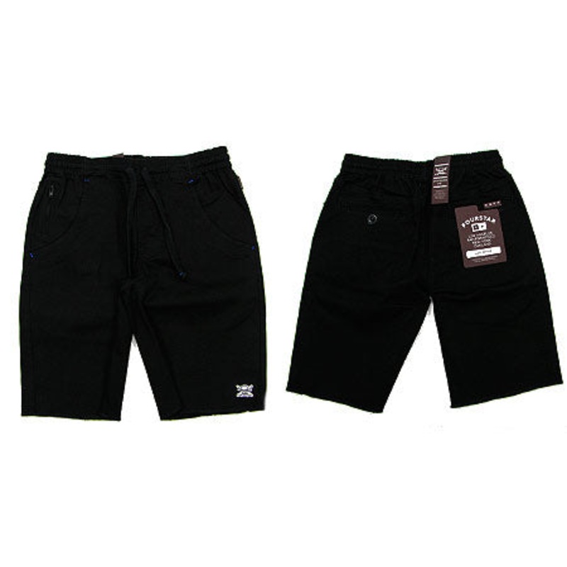 Fourstar Collective Drawcord Shorts Black Small
