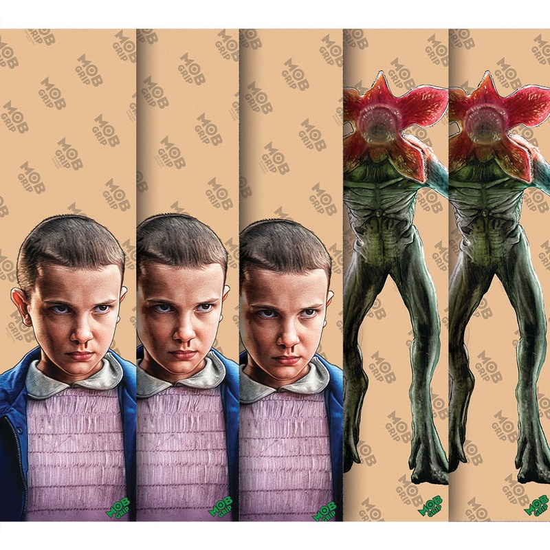 Mob x Stranger Things Clear Skateboard Grip Tape 9 x 33 Eleven