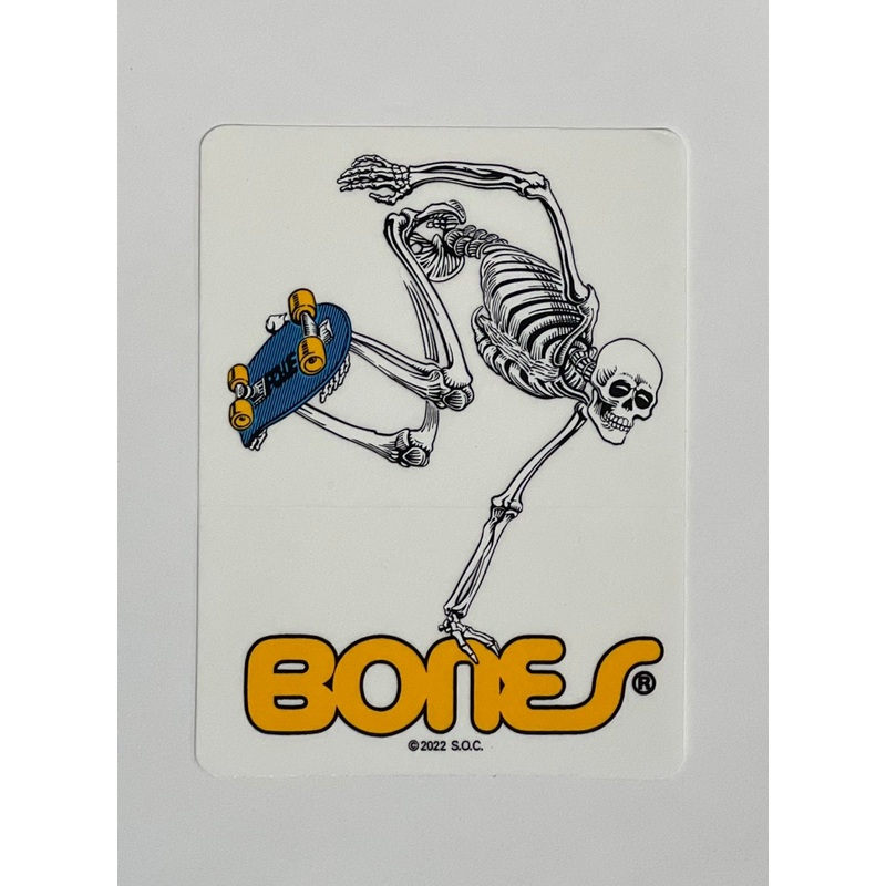 Powell Peralta BONES Skater Skeleton Sticker
