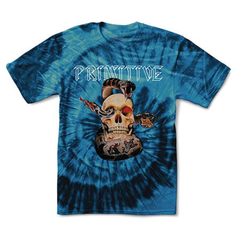 Primitive Skateboarding World Tour Tie Dye T Shirt Tie Dye Medium
