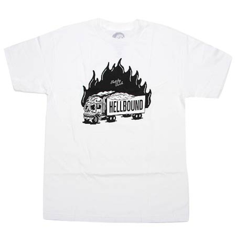 Sketchy Tank Hellbound T Shirt White Large