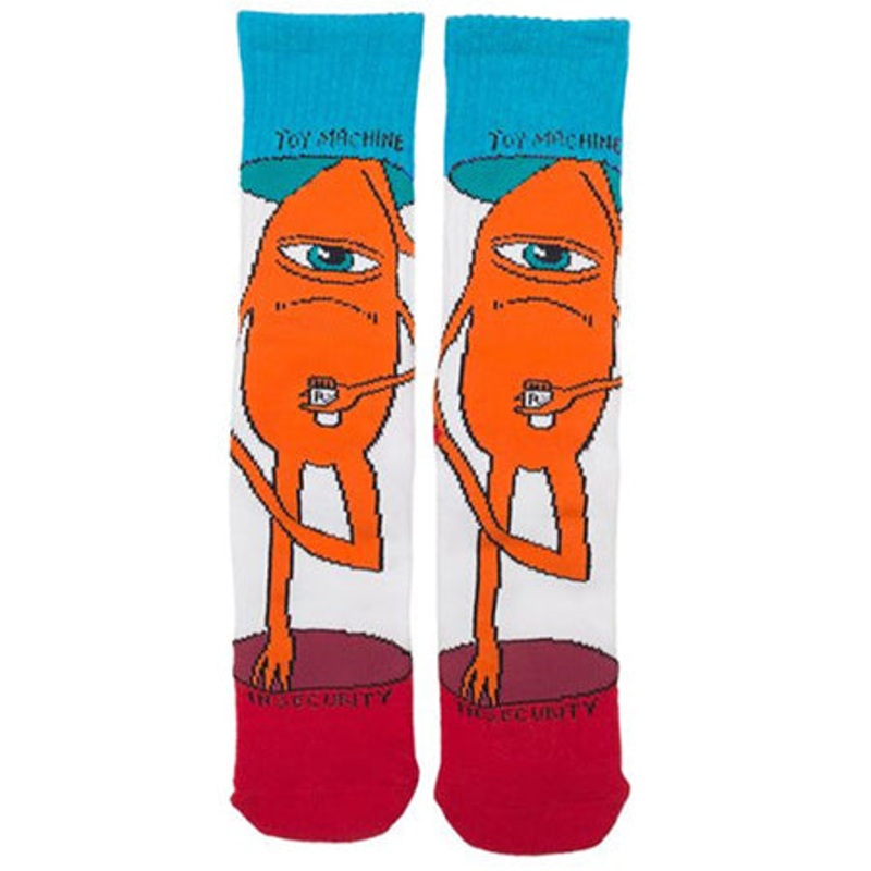 Toy Machine Insecurity Crew Socks Multi One size fits all