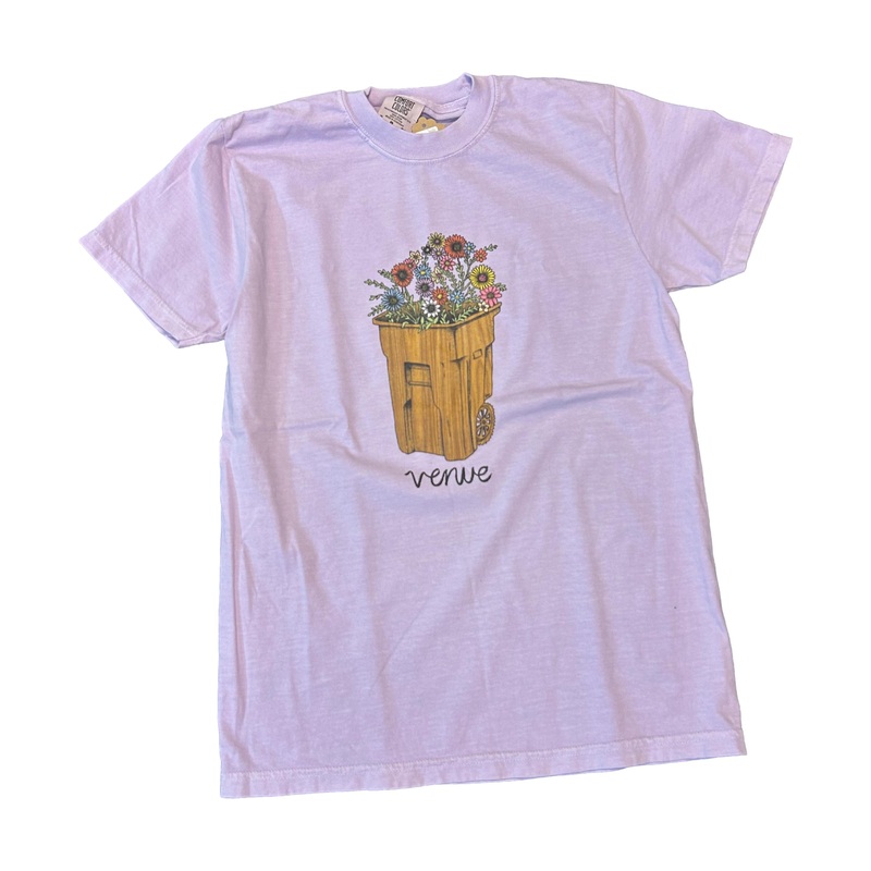 Venue Trash Can T-Shirt Orchid S