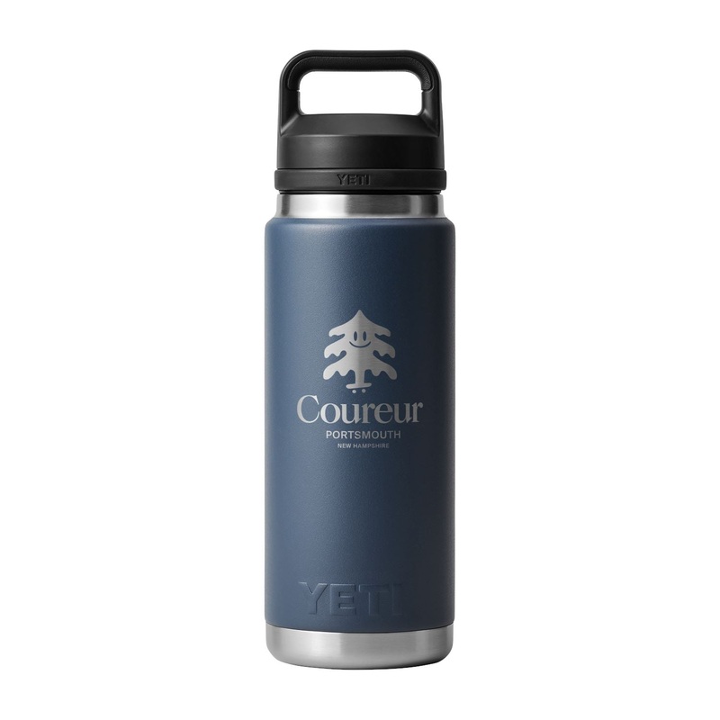 Yeti x Coureur Rambler 26oz Chug Bottle Navy