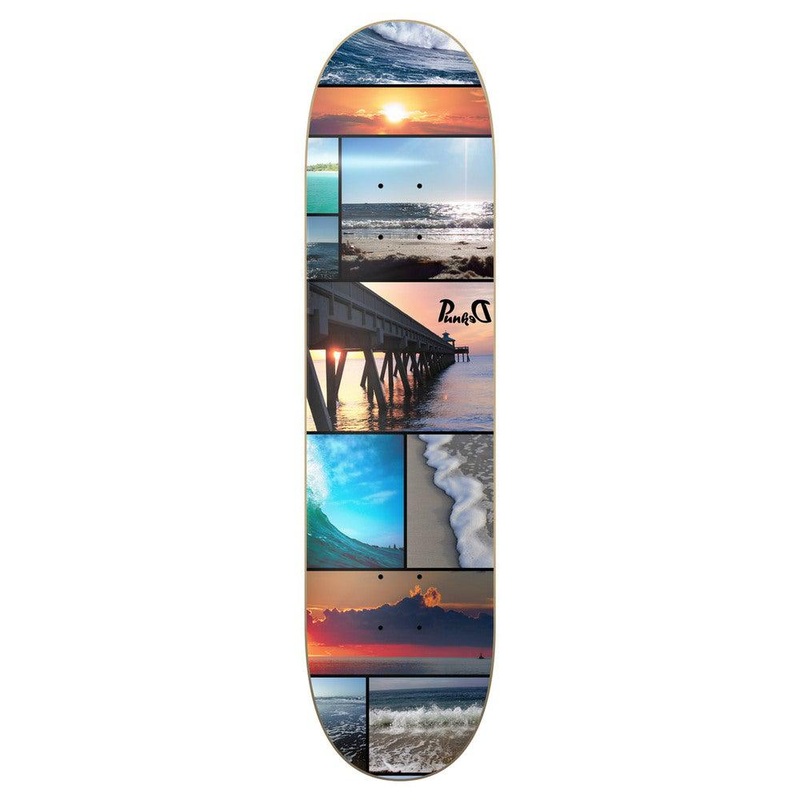 Yocaher Graphic Skateboard Deck – Seaside 7.5″